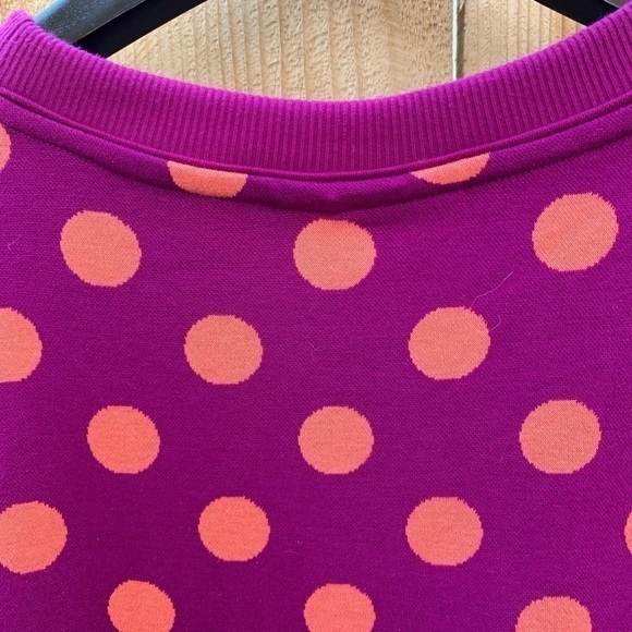 VICTOR Glemaud Target POLKA DOT LONG SLEEVE MINI SWEATER DRESS PINK Sz XS NWT - Picture 9 of 11